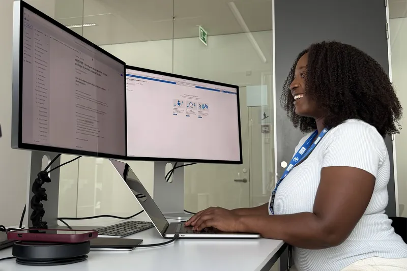 Co-op student's head is in the cloud with the UN Development Program