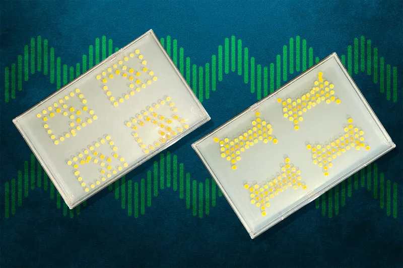 MIT engineers connect bacteria to create living transistors