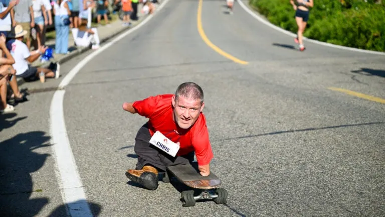 Chris Koch has completed 23 marathons. Now he's chasing his Boston Marathon dream.