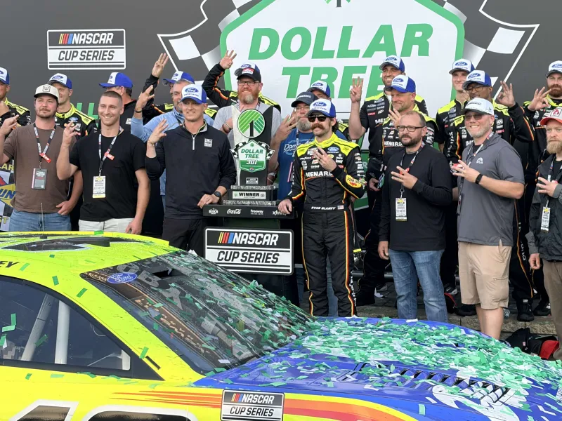 NASCAR -- Blaney goes back-to-back in Loudon