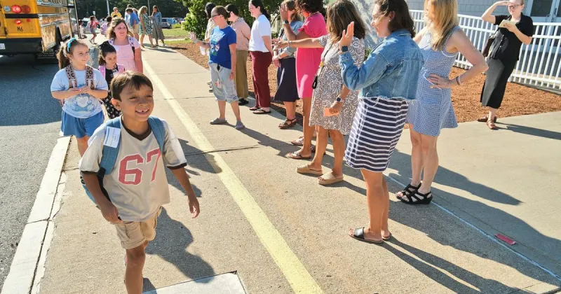Mashpee Welcomes Students Back To School