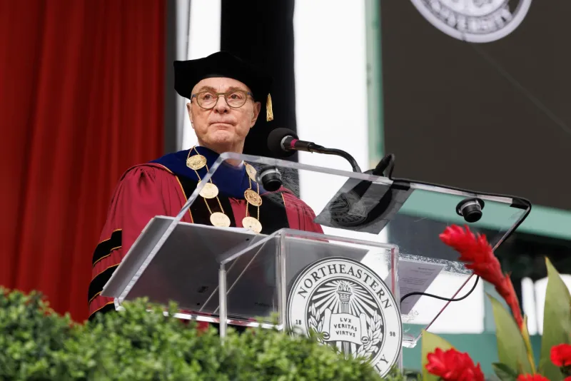 Aoun declares 'human centrality' as focus of Northeastern's new academic plan