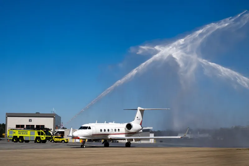 Gulfstream IV makes its long-awaited return to Lincoln Laboratory