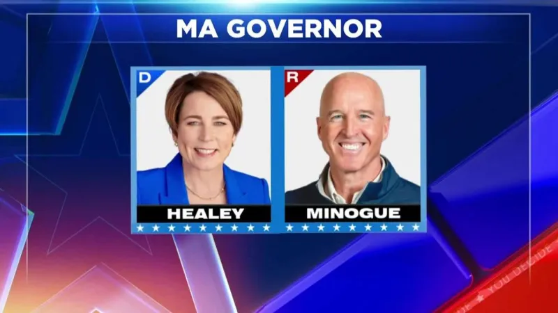 Governor's race set between Healey and Minogue