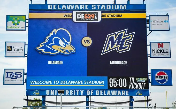 Merrimack Football Falls After Giving Delaware Early Scare