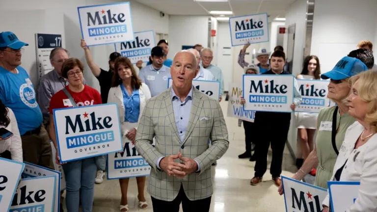 GOP candidate Mike Minogue says he is joking about spending $2B on campaign for governor