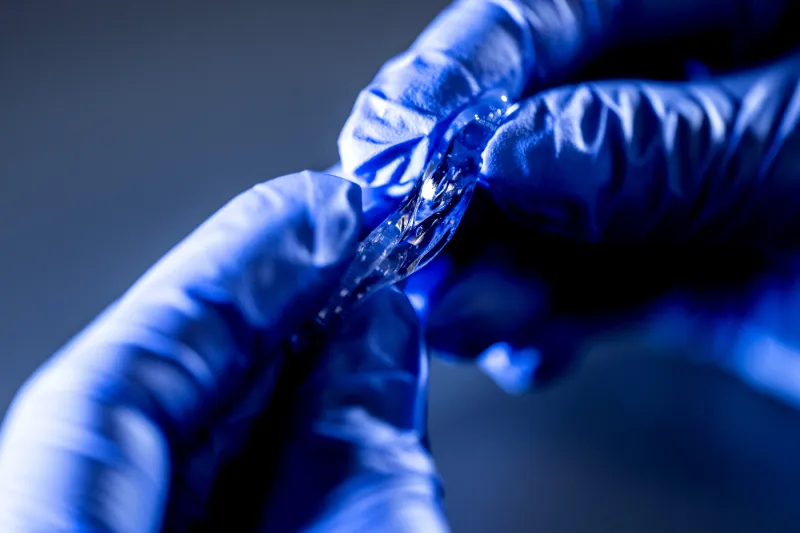 Scientists create a recyclable hydrogel that heals itself.