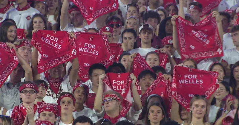 9/11 hero Welles Crowther honored at Boston College Red Bandana Game