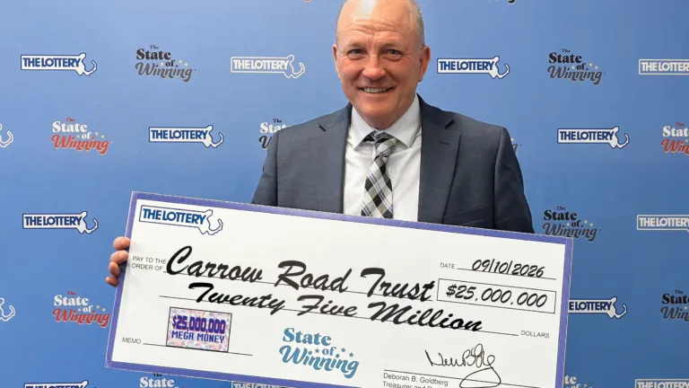 Scratch ticket bought on South Shore yields $25 million jackpot