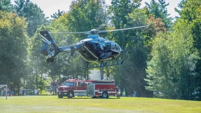 Mass. motorcyclist seriously injured after crashing into bear