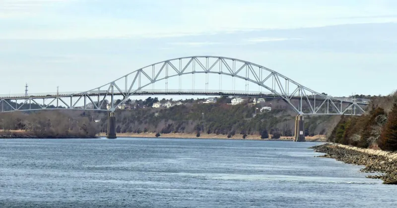 Maintenance Work On Sagamore Bridge