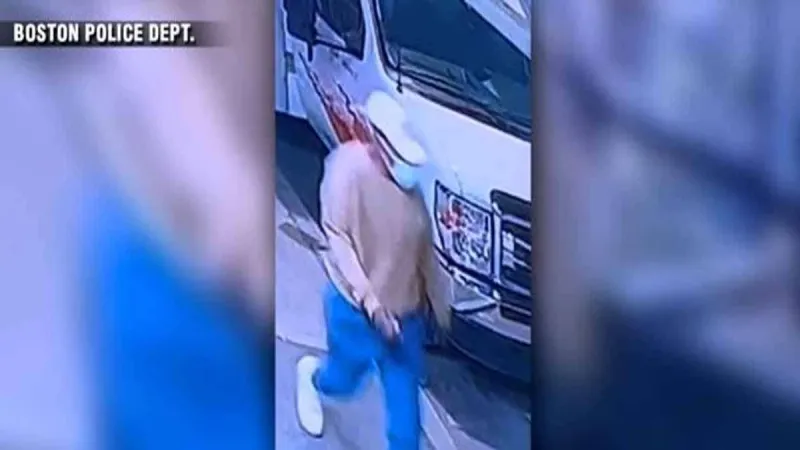 New video shows moment Boston kidnapping suspect runs from stolen SUV