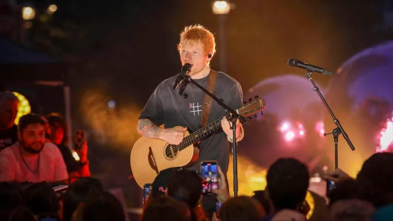 Ed Sheeran says dropping Macklemore over rapper's pro-Palestinian comments was 'promoter's decision'