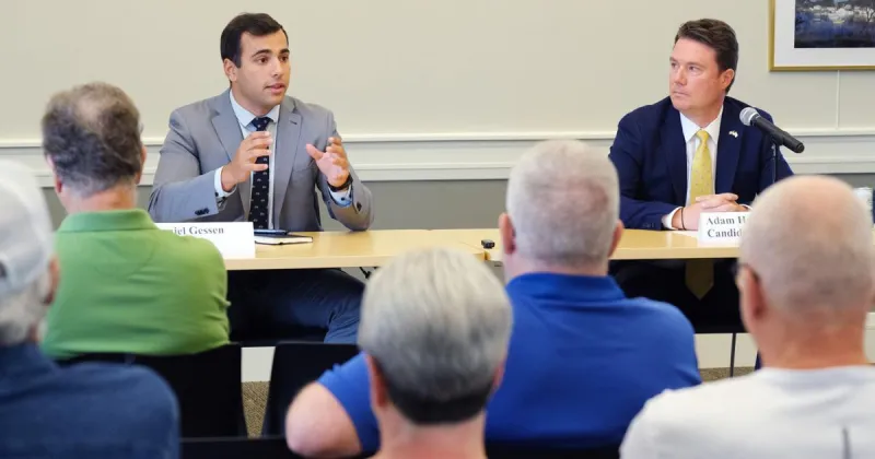 Gessen, Hogue Outline Priorities At County Commissioner Candidate Forum
