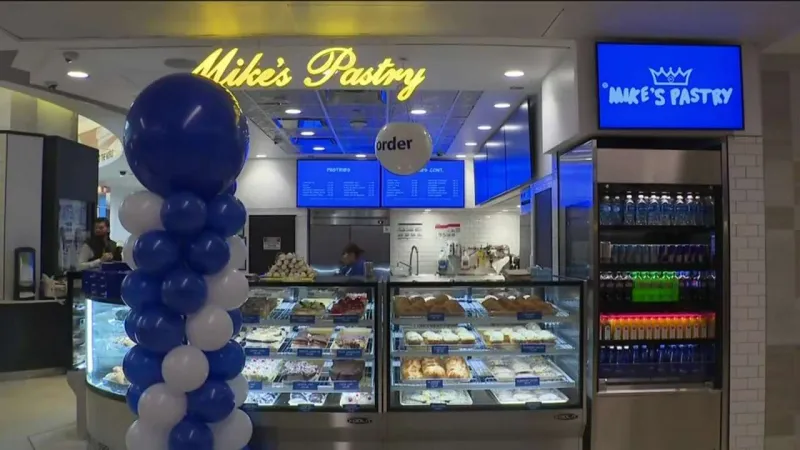 Mike's Pastry opens fifth location in Boston's Logan Airport