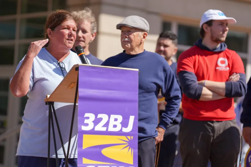 BU service workers rally for higher wages, better health care ahead of contract talks