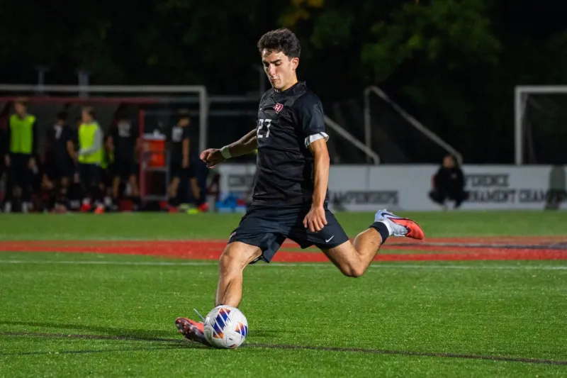 All Bark, No Bite: Men's Soccer Drops Cross-River Contest to Terriers