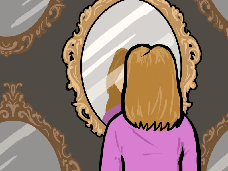 Looking in the mirror