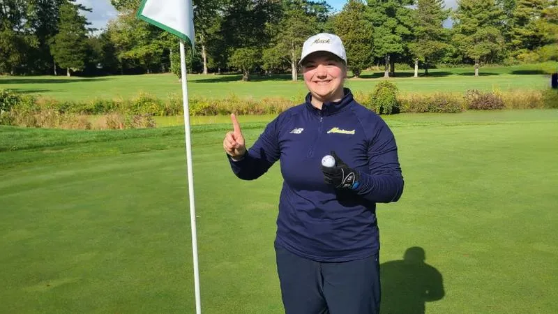 Doerr Records Hole-In-One As Women's Golf Team Wins Stonehill Tournament