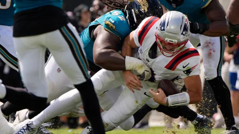 Drake Maye and J.J. McCarthy find themselves in unfortunate company early this NFL season