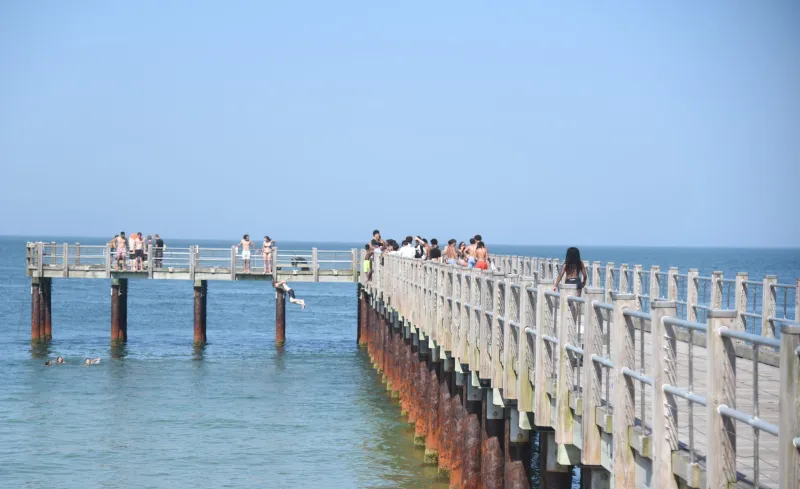 Tension over the Oak Bluffs fishing pier