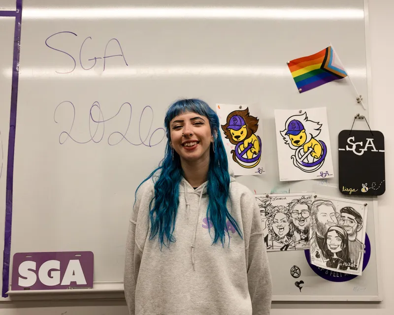 SGA's new executive president Jazzy Compton is not your typical student leader
