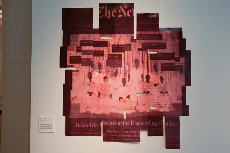 CFA gallery 'Between The Bylines' explores absence within print journalism
