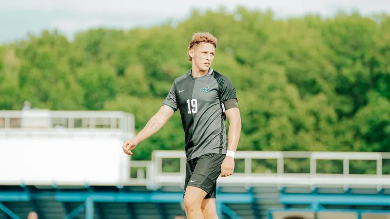 Shea Ullo Scores Late to Push Men's Soccer Past Curry College, 1-0
