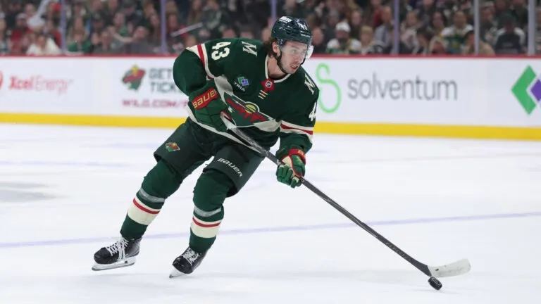 Kirill Kaprizov scores twice as the Wild beat the Bruins 4-1