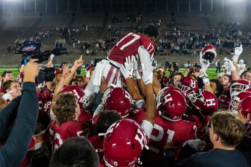 Bailey Bails Out Harvard With Last-Second Hail Mary and Lateral Miracle Over Colgate