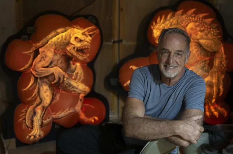 An evening of wonder: Look Park hosts outdoor pumpkin art trail in October