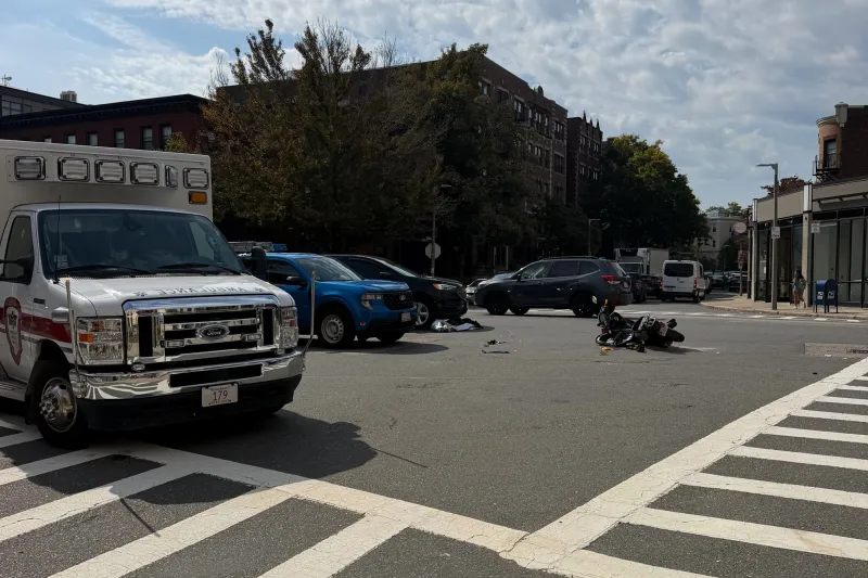 Moped hit by motor vehicle on South Campus in second on-campus accident this week