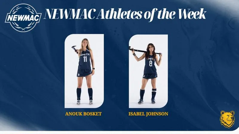 Bosket, Johnson Sweep NEWMAC Field Hockey Player of the Week Honors