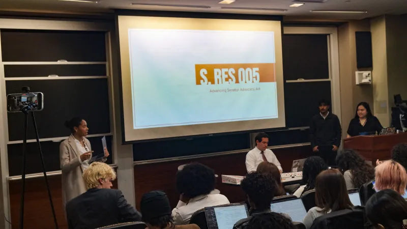 StuGov Senate passes Senator Advocacy Act, proposes Community Service Fee name change