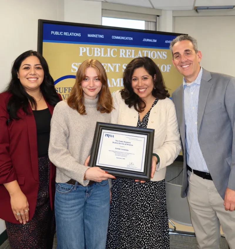 Suffolk welcomes new Public Relations Student Society of America chapter