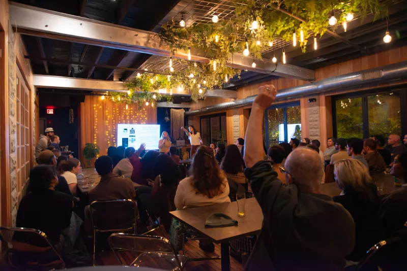 Boston lecture series 'Binge Thinking' encourages attendees to sit back, relax and critically think