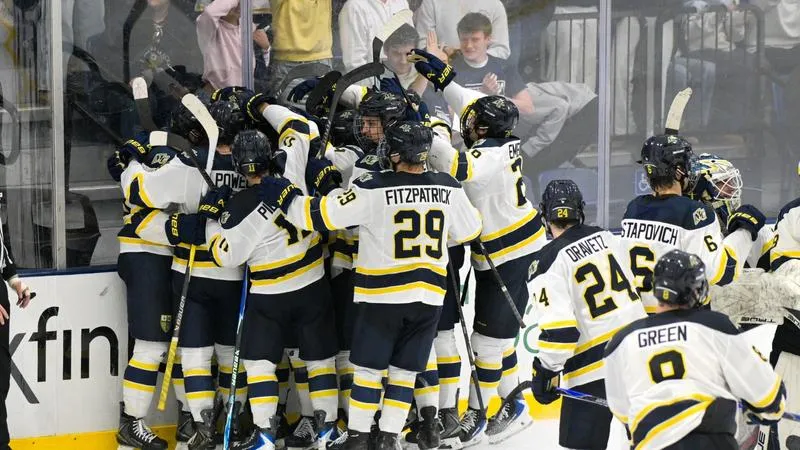 Men's Hockey Celebrates Banner Night With Shootout Win Over UNH