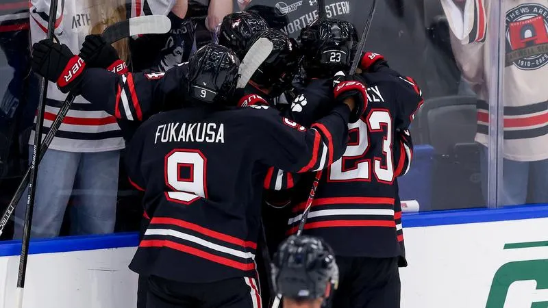 Northeastern Storms Past Bentley On Opening Night, 5-1