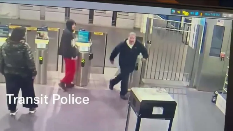 Transit police searching for person who damaged JFK/UMass fare gate
