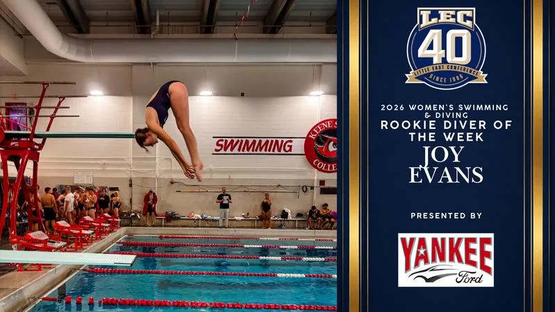 Joy Evans Named Little East Conference Rookie Diver of the Week