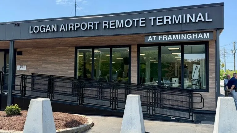 Massport breaks ground on remote airport terminal in Braintree