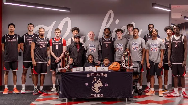 Northeastern Men's Basketball Signs Jazz Through Team IMPACT