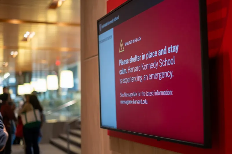Harvard Issues Shelter-in-Place Order After Man Brandishes Knife Near JFK Park
