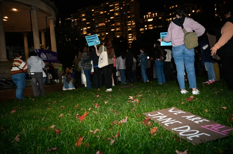 'I am Jane Doe': Boston students protest silence on sexual violence
