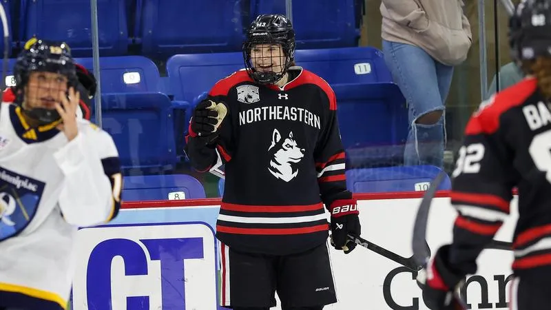 No. 6 Northeastern Ties With No. 4 Quinnipiac