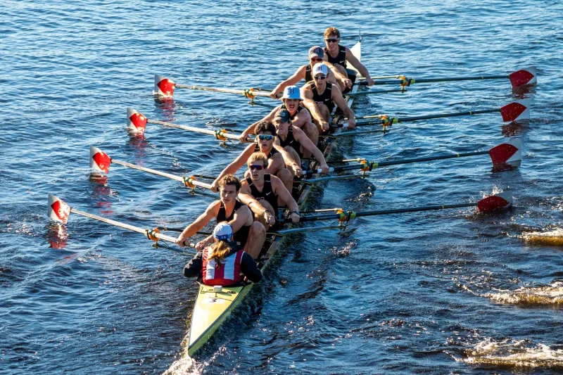 Harvard Heavies Hoist Trophies at Head of the Charles