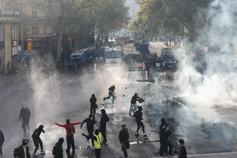France's student protests have spiraled into a broader crisis