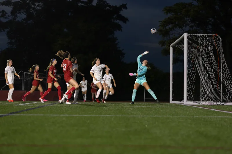 Women's soccer snaps slide and defeats American on the road