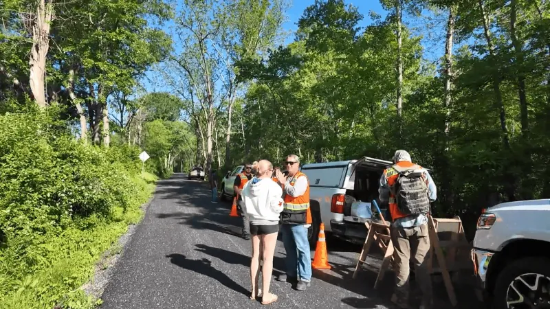 Maryland landowners speak out as transmission surveyors try to dig on their property