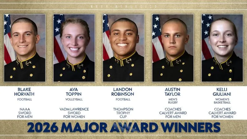 Naval Academy Athletic Association Announces Major Award Winners